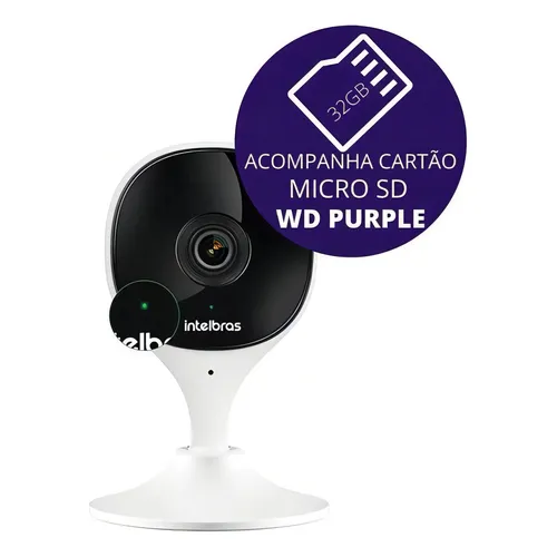 Câmera interna Wi-Fi Full HD - iMX C + micro-SD de 32 GB (Cód. 4565614)